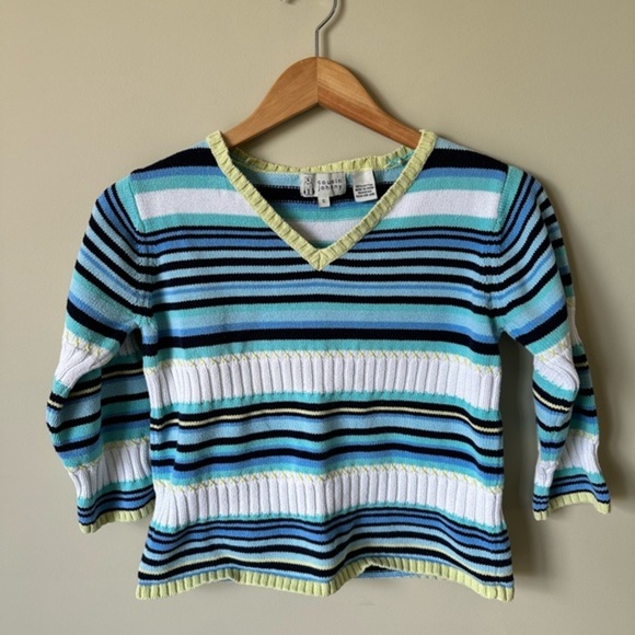 Cousin Johnny Colorful Knit Sweater Size Small - Picture 1 of 3